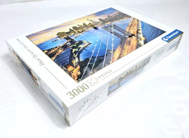 PUZZLE CLEMENTONI JORK WIDOK Z MOSTU 3000 ELEMENTÓW ZAPAKOWANE