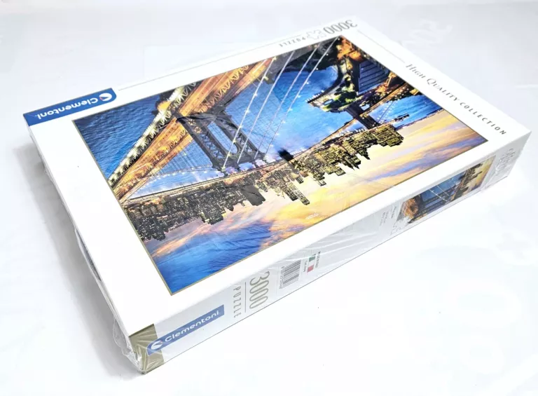 PUZZLE CLEMENTONI JORK WIDOK Z MOSTU 3000 ELEMENTÓW ZAPAKOWANE