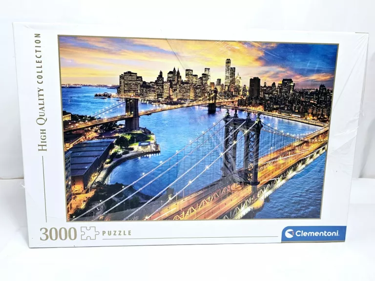 PUZZLE CLEMENTONI JORK WIDOK Z MOSTU 3000 ELEMENTÓW ZAPAKOWANE