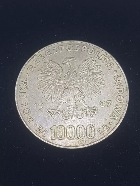 PRL - 10000 ZŁ 1987 R. JAN PAWEŁ II MONETA