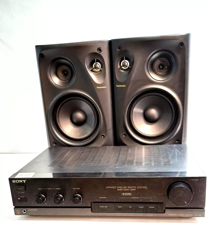 KOLUMNY TECHNIC SB-CH550 Z WZACNIACZEM SONY TA-F117R
