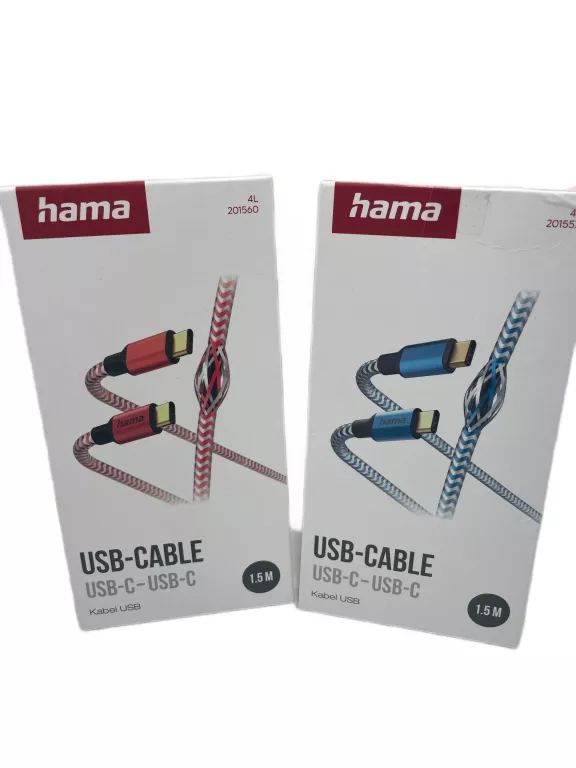 KABEL HAMA USB C-USB C RÓŻNE KOLORY