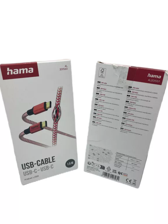 KABEL HAMA USB C-USB C RÓŻNE KOLORY