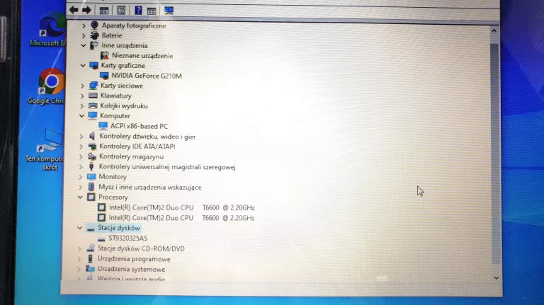 LAPTOP LENOVO G550 INTEL CORE 2,2GHZ 4/320GB HDD WINDOWS 10 NVIDIA 210M