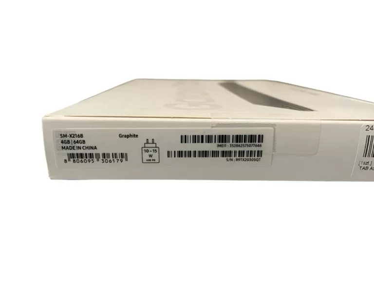 TABLET SAMSUNG GALAXY TAB A9+ 5G IMEI: 352862575077646