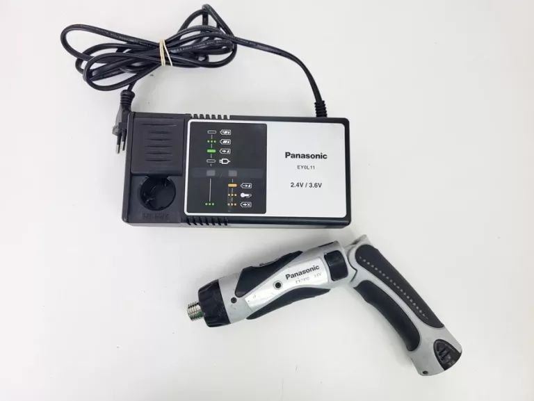 WKRĘTAK PANASONIC EY7410 3.6V, 1.5AH ŁADOWARKA PANASONIC EYOL11