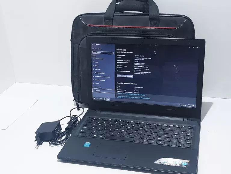 LAPTOP LENOVO IDEAPAD 100-15IBD 80QQ ŁADOWARKA TORBA