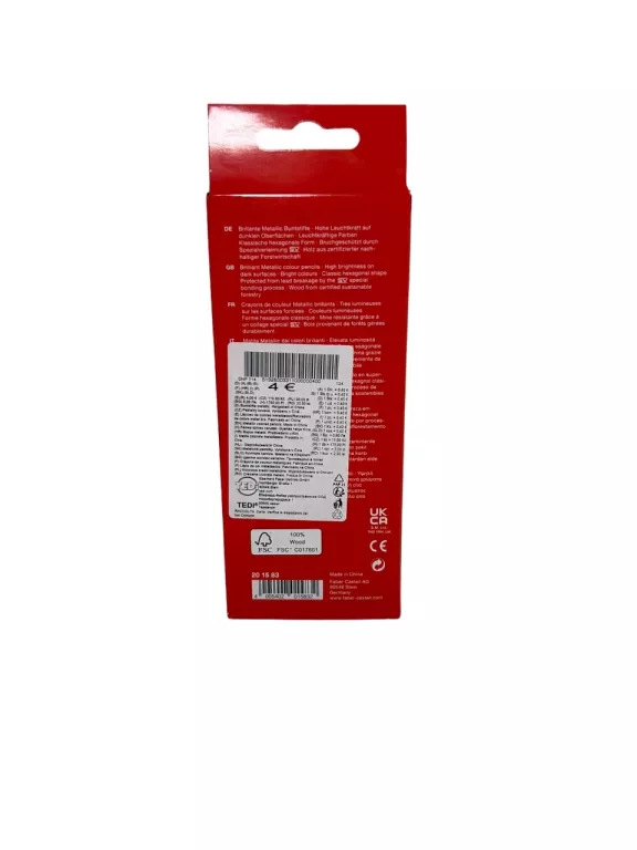 KREDKI METALICZNE FABER-CASTELL 10 KOLORÓW SZKOLNE