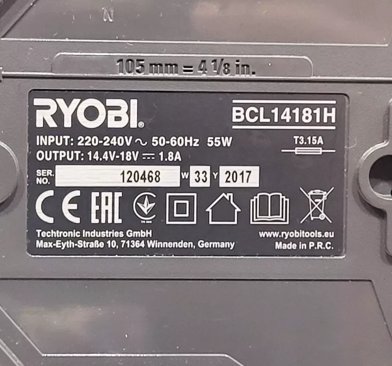 WKRĘTARKA RYOBI R18DD3 18V + AKUMULATOR 1,5 AH + ŁADOWARKA + TORBA