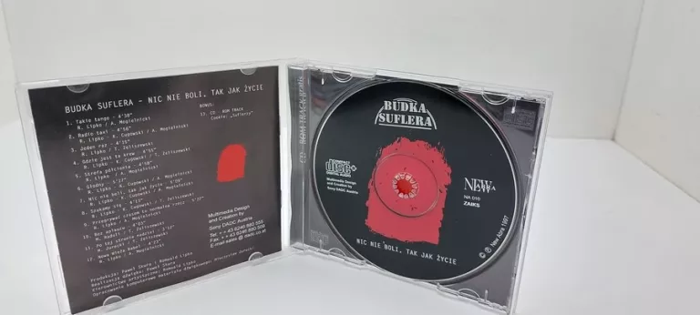 PŁYTA CD BUDKA SUFLERA NIC NIE BOLI, TAK JAK ŻYCIE