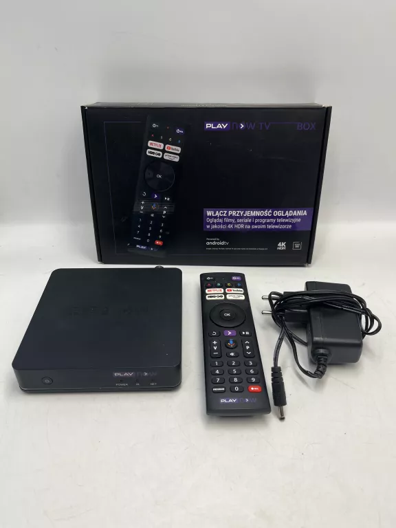 play-now-tv-box-4k-komplet-stan-uzywany