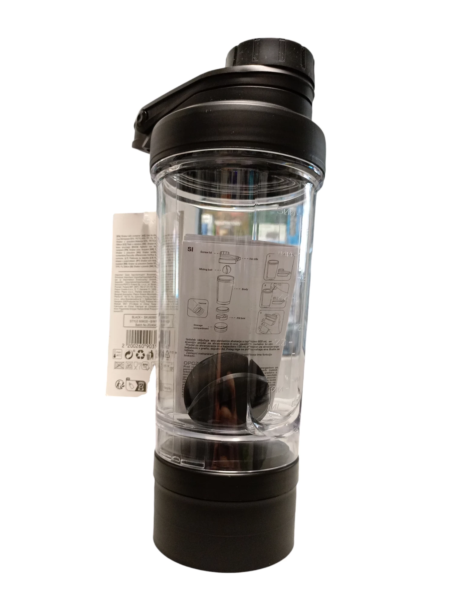 kubek-shaker-z-pojemnikiem-czarny-pepco-jednosci-22-sj-zielona-gora