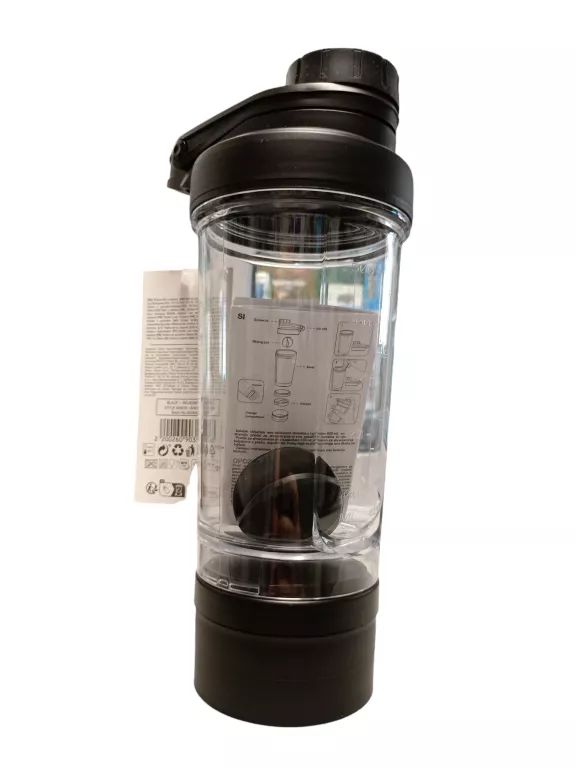 KUBEK SHAKER Z POJEMNIKIEM CZARNY PEPCO