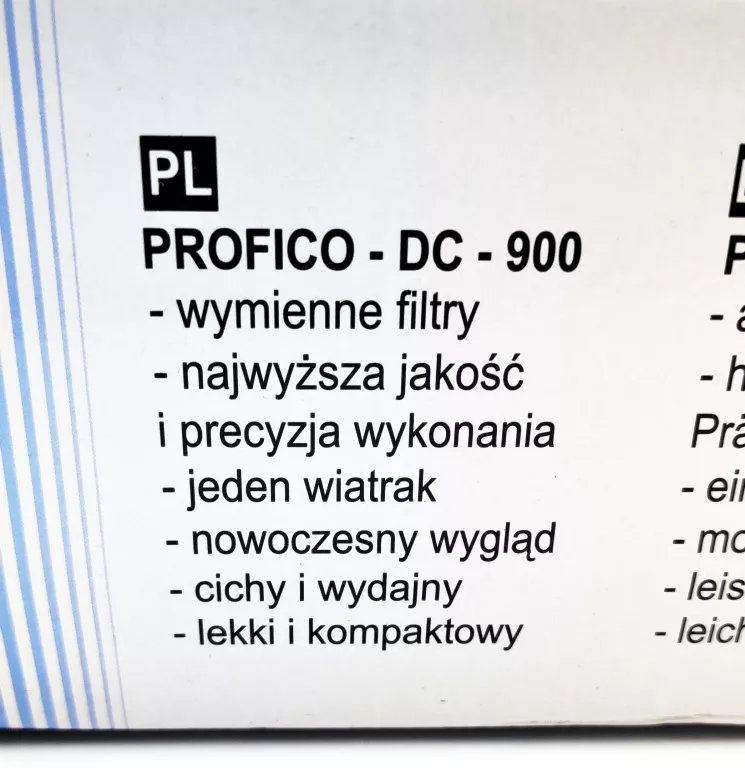 POCHŁANIACZ PYŁU BEZWORKOWY PROFICO DC900