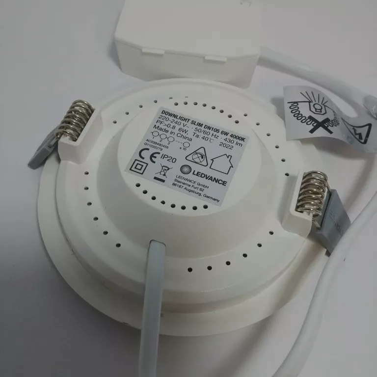 PANEL LED PODTYNKOWY 6W 4000K SLIM LEDVANCE DN105