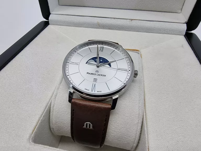 ZEGAREK MAURICE LACROIX ELIROS MOONPHASE EL1108-SS001-110-1