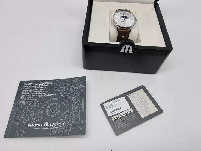 ZEGAREK MAURICE LACROIX ELIROS MOONPHASE EL1108-SS001-110-1