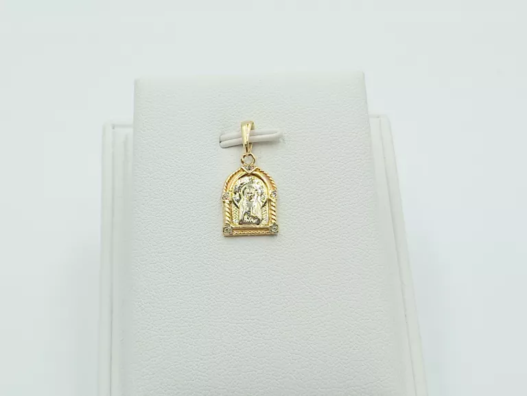ZŁOTY MEDALIK Z MATKĄ BOSKĄ 585 1,38G