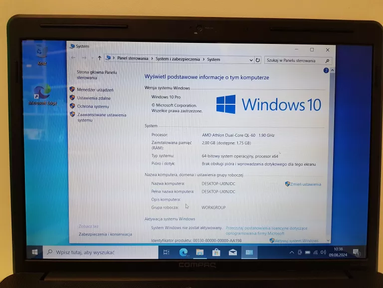 HP COMPAQ CQ50-105EW 2/128 GB SSD AMD QL-60