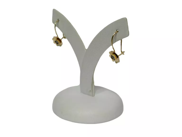 zlote-kolczyki-kwiaty-cyrkonia-bigiel-zamkniety-157g-proba-585-stan-uzywany