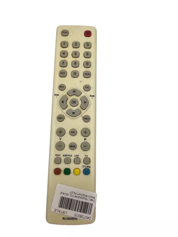 TELEWIZOR TCL L32E4363 PILOT