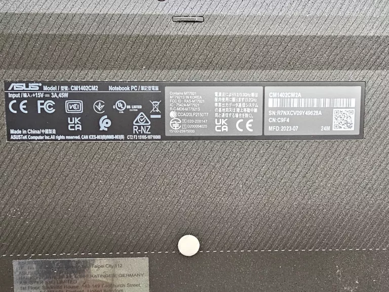 ASUS CHROMEBOOK CM14 CM1402CM2A-EK0048, GRAVITY GREY