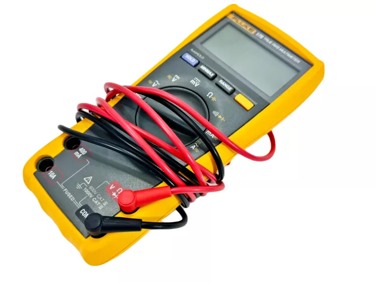 MULTIMETR CYFROWY FLUKE 175 TRMS SUPER STAN WRAZ Z ELEKTRODAMI