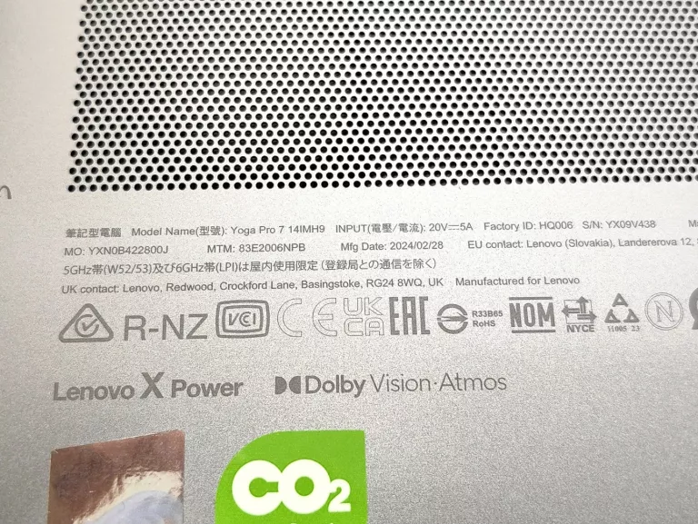 LENOVO YOGA PRO 7 14IMH9 I5-125H ULTRA 16GB RAM 512GB SSD W11 / GWARANCJA!