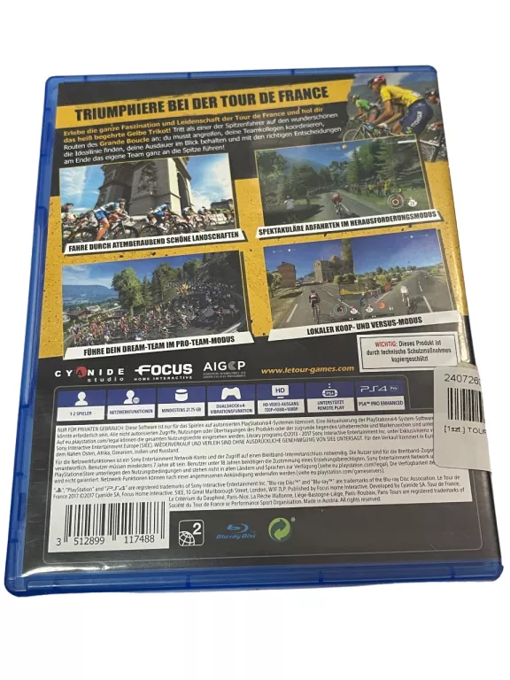 TOUR DE FRANCE 2017 PS4