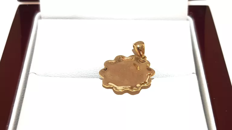 ZŁOTA ZAWIESZKA WISIOREK APART MATKA BOSKA 0,97G PR375 1,5CMX1,5CM