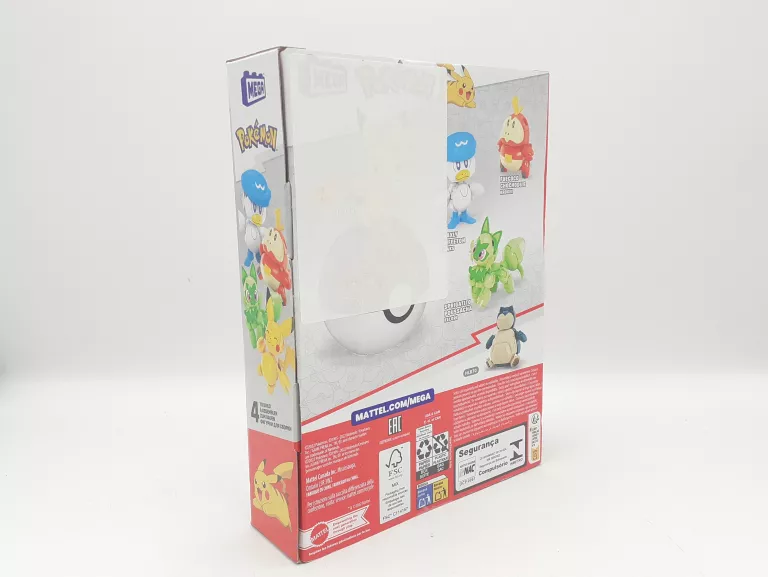 KLOCKI PLASTIKOWE MEGA POKEMON TOWARZYSZE Z KANTO GCN21