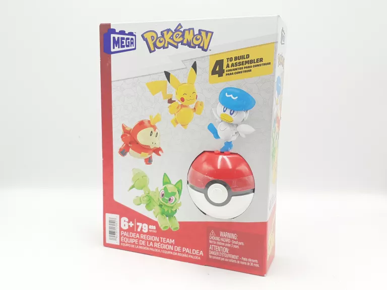 KLOCKI PLASTIKOWE MEGA POKEMON TOWARZYSZE Z KANTO GCN21