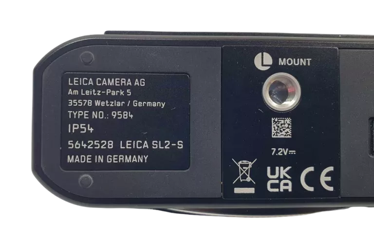 APARAT LEICA SL2-S BODY BEZLUSTERKOWIEC CZARNY