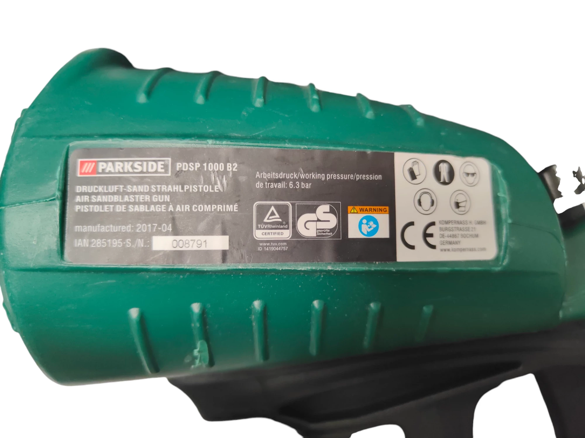 pistolet-do-piaskowania-parkside-pdsp-1000-b2-stan-11323-2