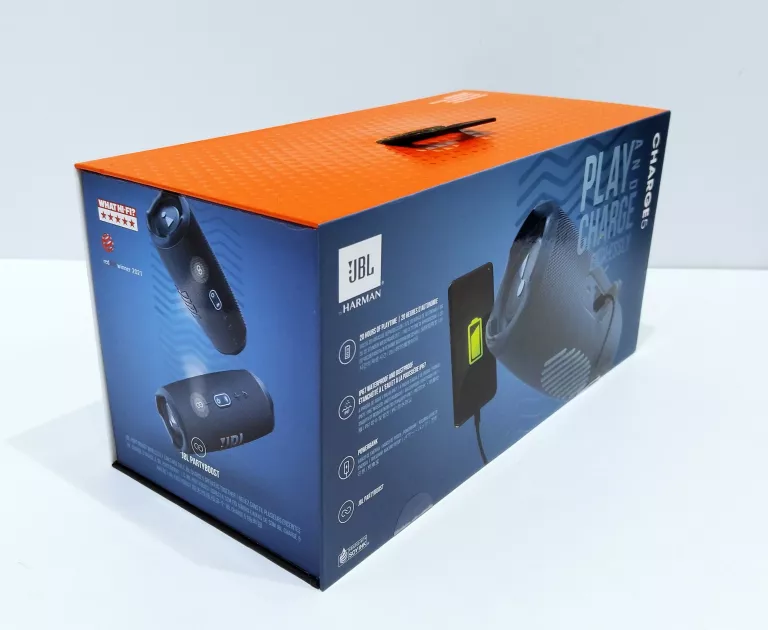 GŁOŚNIK MOBILNY JBL CHARGE 5 NIEBIESKI JAK NOWY