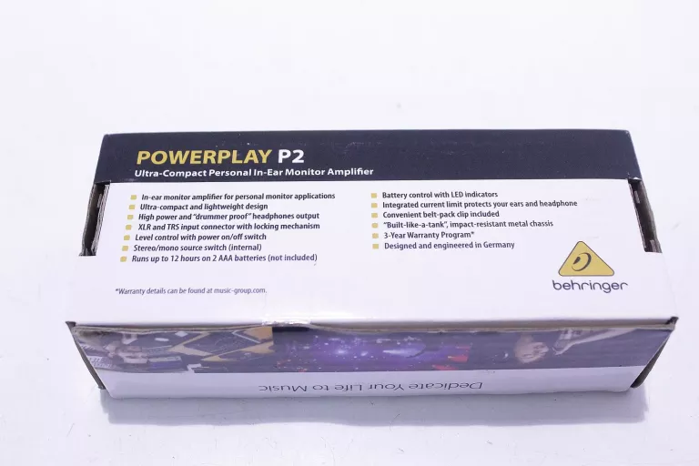 BEHRINGER POWERPLAY P2 - WZMACNIACZ DO ODSŁUCHÓW