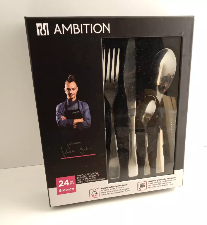 SZTUĆCE AMBITION SOOMTH 24 EL DLA 6 OS POŁYSK KOMP