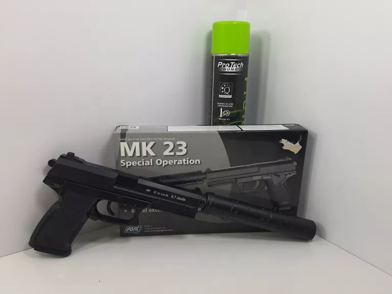 PISTOLET ASG GG MK23 SPECIAL OPERATIONS KOMPLET + GAZ