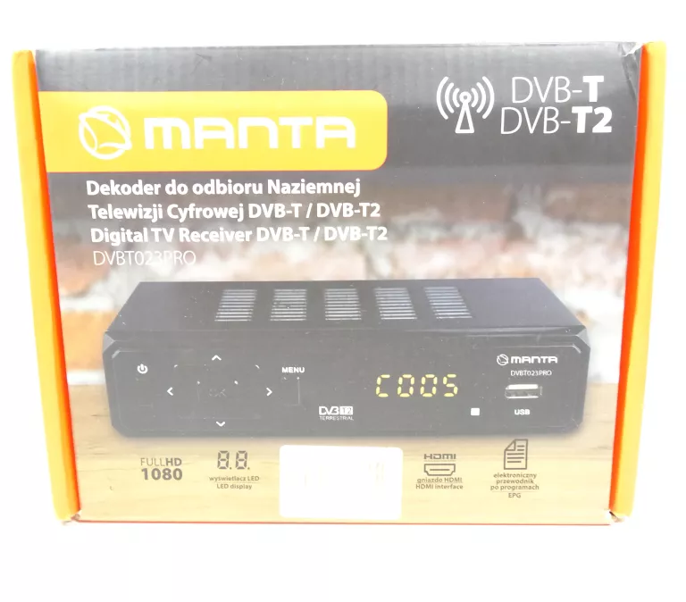 DEKODER DVB-T2 MANTA