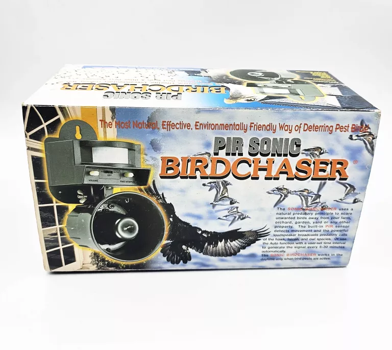 DŻWIĘKOWY ODSTRASZACZ PTAKÓW BIRDCHASER