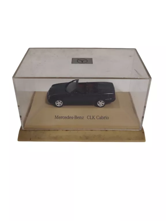 MODEL SAMOCHODU 1:64 MERCEDES BENZ CLK CABRIO CZARNY HERPA