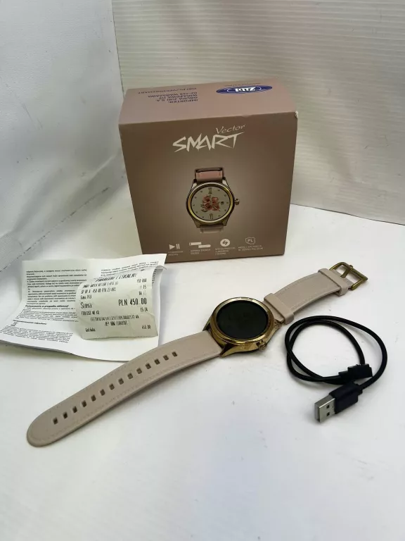 SMARTWATCH DAMSKI VECTOR SMART VCTR-34-02-RG KOMPLET +PARAGON