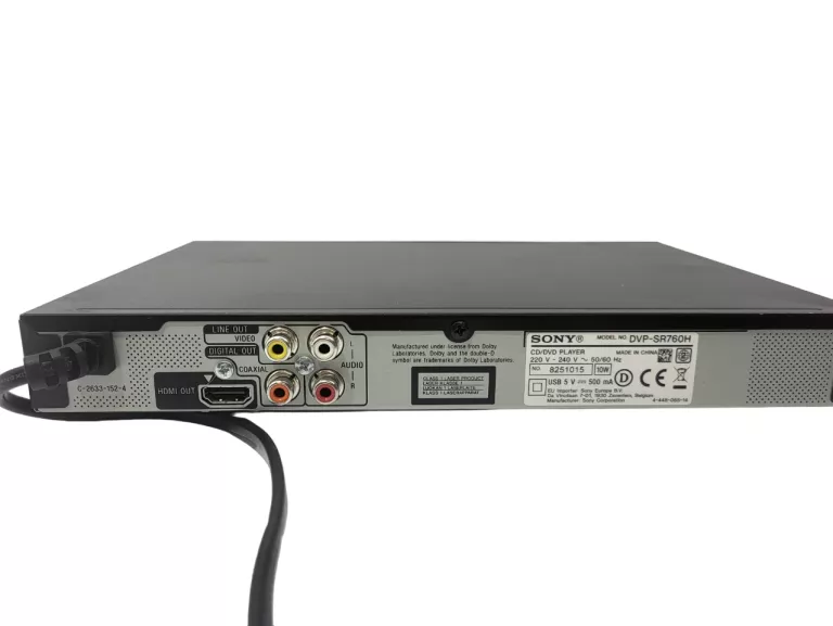 DVD PLAYER SONY DVP-SR760H