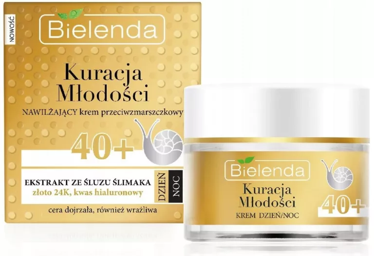 BIELENDA KURACJA MŁODOŚCI KREM ŚLUZ ŚLIMAKA 40+