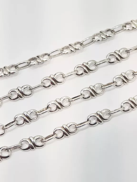 SREBRNY ŁAŃCUSZEK 90CM