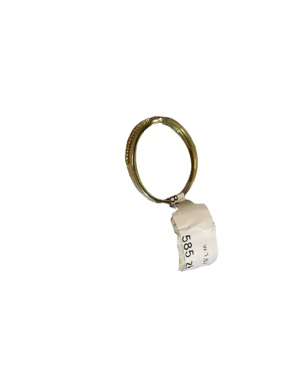 ZŁOTY PIERSCIONEK V TRZY CYRKONIE 1,67 G 585 R22