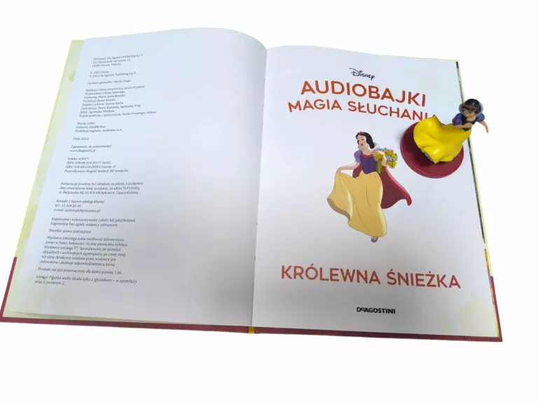 KSIĄŻKA AUDIOBAJKA MAGIA SŁUCHANIA KRÓLEWNA ŚNIEŻKA Z FIGURKĄ