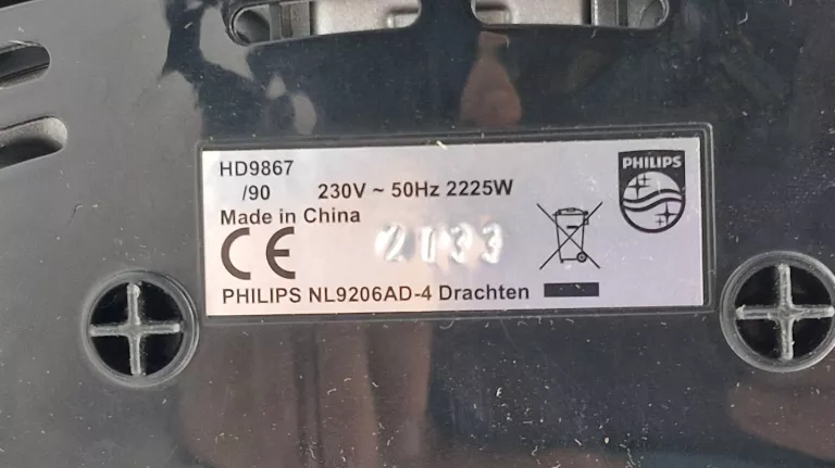 FRYTKOWNICA BEZTŁUSZCZOWA PHILIPS OVI SMART XXL HD9867/90 AIR FRYER