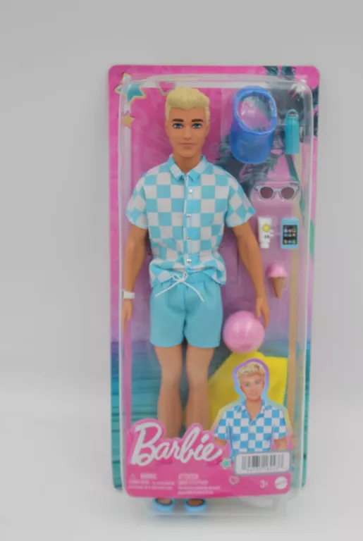 MATTEL BARBIE KEN NA PLAŻY HPL74 #KOMPLET