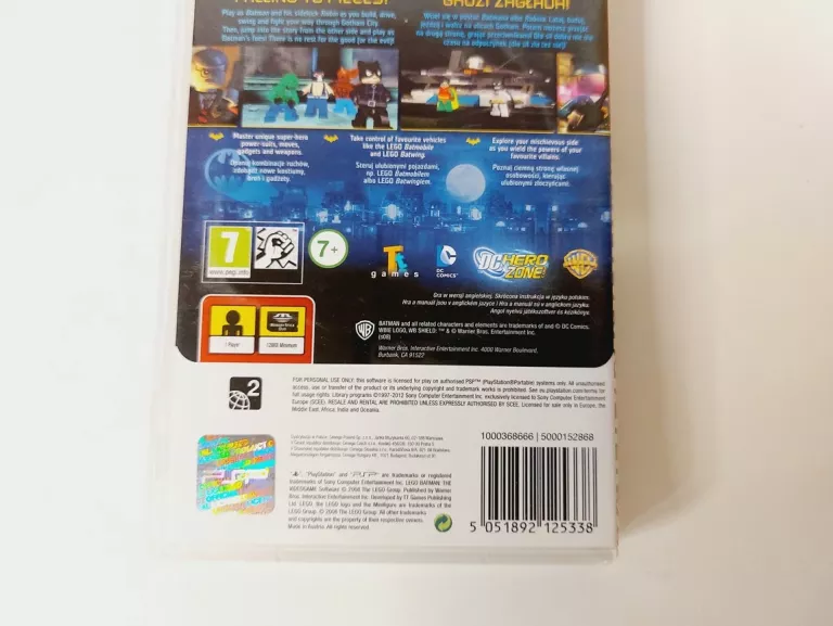 GRA PSP LEGO BATMAN THE VIDEOGAME